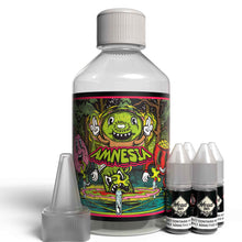 Load image into Gallery viewer, The Brews Bros Amnesia 250ml Short Fill E Liquid Kiwi Passionfruit Guava Flavour with Four 10ml Nicotine Shots
