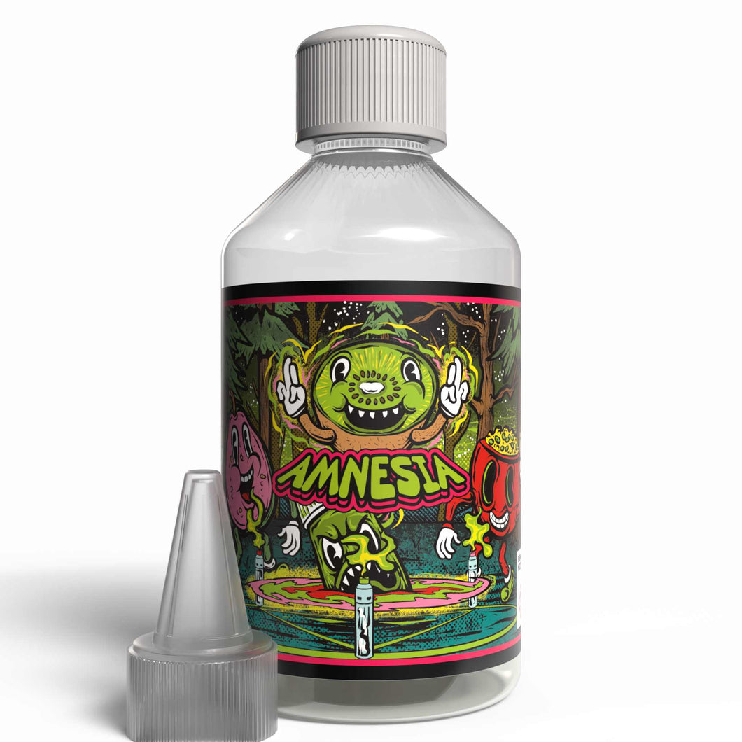 The Brews Bros Amnesia 250ml Short Fill E Liquid Kiwi Passionfruit Guava Flavour