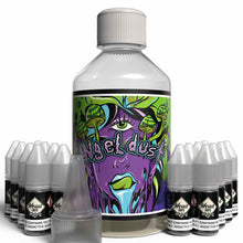 Load image into Gallery viewer, The Brews Bros Angel Dust 250ml Short Fill E Liquid Skittles Flavour with Sixteen 10ml Nicotine Shots
