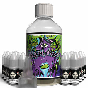 The Brews Bros Angel Dust 250ml Short Fill E Liquid Skittles Flavour with Sixteen 10ml Nicotine Shots