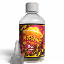 Load image into Gallery viewer, The Brews Bros Atomic 250ml Short Fill E Liquid Sour Raspberry Flavour
