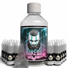 Load image into Gallery viewer, The Brews Bros Atreus 250ml Short Fill E Liquid Melon Menthol Flavour with Sixteen 10ml Nicotine Shots
