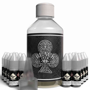 The Brews Bros Black Jeck 250ml Short Fill E Liquid Blackjack Sweets Flavour with Sixteen 10ml Nicotine Shots