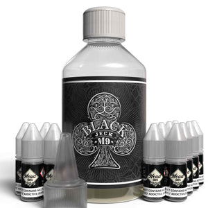 The Brews Bros Black Jeck 250ml Short Fill E Liquid Blackjack Sweets Flavour with Twelve 10ml Nicotine Shots