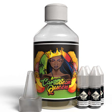 Load image into Gallery viewer, The Brews Bros Caribbean Queen 250ml Short Fill E Liquid Tropical Fruit Smoothie Flavour with Four 10ml Nicotine Shots
