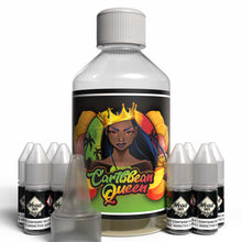 Load image into Gallery viewer, The Brews Bros Caribbean Queen 250ml Short Fill E Liquid Tropical Fruit Smoothie Flavour with Eight 10ml Nicotine Shots
