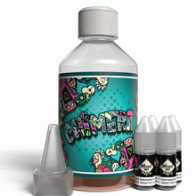 Load image into Gallery viewer, The Brews Bros Chimera 250ml Short Fill E Liquid Rainbow Sweets Flavour with Four 10ml Nicotine Shots
