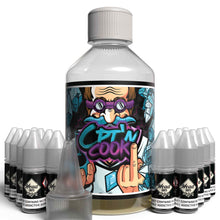 Load image into Gallery viewer, The Brews Bros Cpt&#39;n Cook 250ml Short Fill E Liquid Heisenberg Menthol Aniseed Flavour with Sixteen 10ml Nicotine Shots
