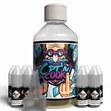 Load image into Gallery viewer, The Brews Bros Cpt&#39;n Cook 250ml Short Fill E Liquid Heisenberg Menthol Aniseed Flavour with Eight 10ml Nicotine Shots
