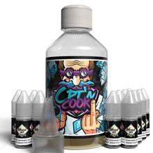 Load image into Gallery viewer, The Brews Bros Cpt&#39;n Cook 250ml Short Fill E Liquid Heisenberg Menthol Aniseed Flavour with Twelve 10ml Nicotine Shots
