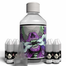 Load image into Gallery viewer, The Brews Bros Dark Aether 250ml Short Fill E Liquid Blackcurrant Chewy Sweets Flavour with Eight 10ml Nicotine Shots
