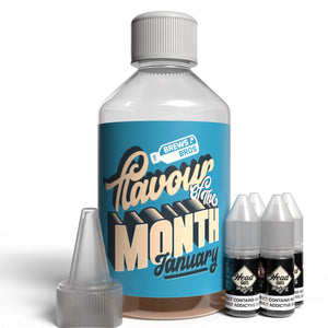 The Brews Bros Apple Fizz 250ml Short Fill E Liquid Fizzy Apple Flavour with Four 10ml Nicotine Shots