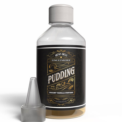 The Brews Bros Lincolnshire Pudding 250ml E Liquid Flavour Concentrate Vanilla Custard Flavour