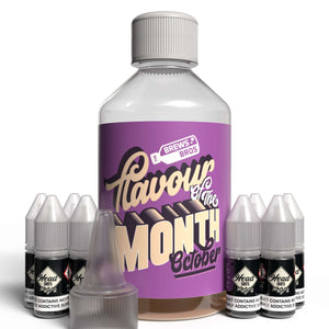 The Brews Bros Berry Menthol 250ml Short Fill E Liquid Berry Menthol Flavour with Eight 10ml Nicotine Shots