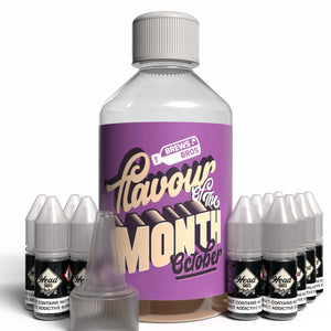 The Brews Bros Berry Menthol 250ml Short Fill E Liquid Berry Menthol Flavour with Twelve 10ml Nicotine Shots