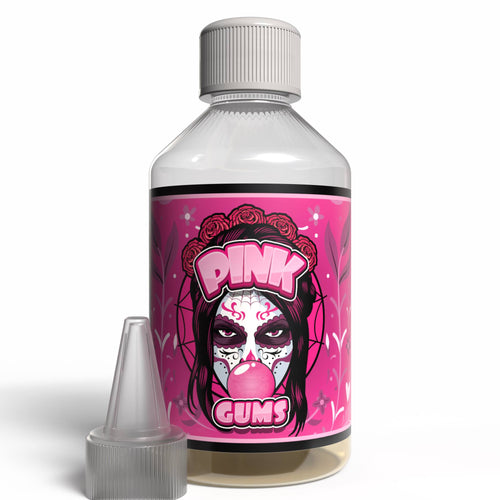 The Brews Bros Pink Gums 250ml E Liquid Flavour Concentrate Raspberry Bubblegum Flavour