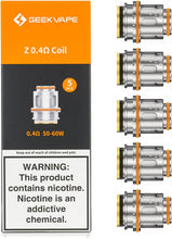 Load image into Gallery viewer, Geekvape Z Series Replacement Coils 5 Pack
